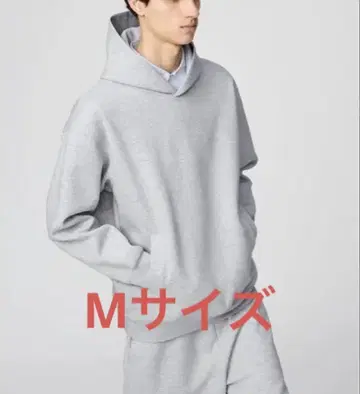 새상품 택 포함 UNIQLO C 더블 페이스 풀 후드티
