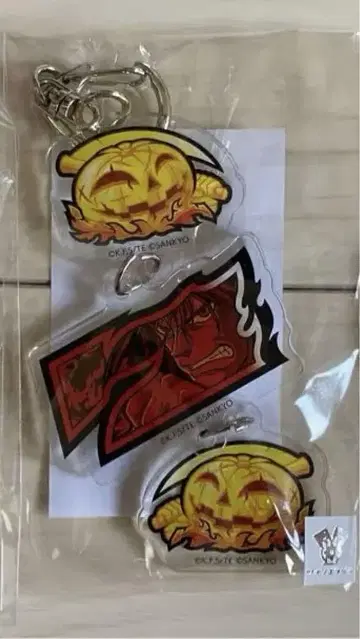 카라쿠리 서커스 복권 콜렉션 3연 키링