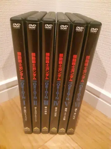 기동전사 건담 THE ORIGIN DVD 전6권 세트