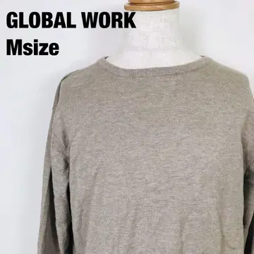 GLOBALWORK 글로벌 워크 크루넥 긴팔 니트 A1