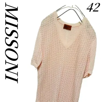 새상품급 MISSONI 미쏘니 반팔 썸머 니트