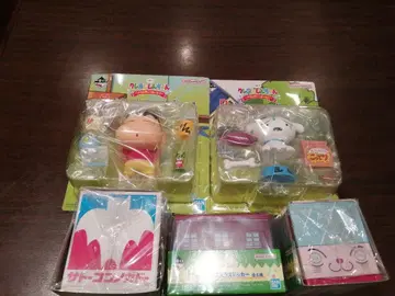 짱구는 못말려 제일복권 B상 짱구 피규어 D상 흰둥이 피규어