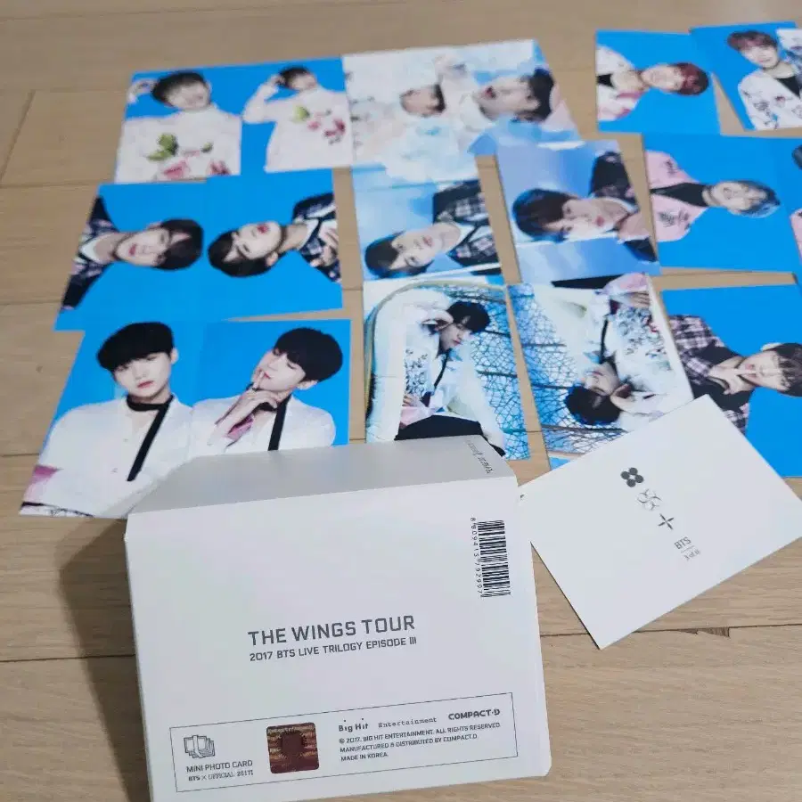 WINGS ミニフォト ver1 ソウル限定 V BTS 2017 THE WINGS TOUR Seoul Official Mini Photo Card Ver