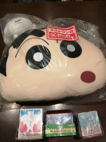 짱구는 못말려 제일복권 라스트원상 흰둥이 덮쳐 짱구 페이스 쿠션
