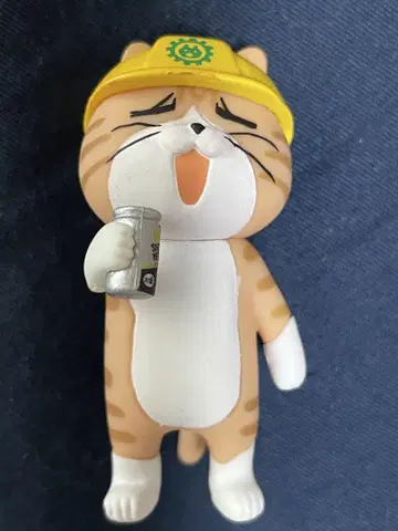 일하는 고양이 미니 피규어 컬렉션 고등어 버전 [ 하아~ ] 레어!