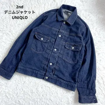 UNIQLO 유니클로 2nd 세컨드 데님 자켓 G M