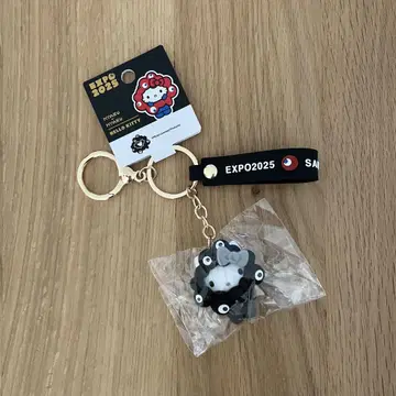 미사용 새상품 akuaku 코스프레 블랙 키티 산리오 흑백 키링