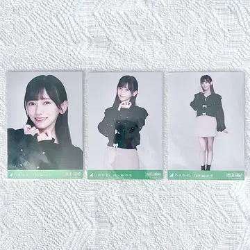 노기자카46 이케다 테레사 브로마이드 자수 가디건 컴프