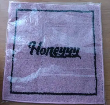 Honeyyy 타월 손수건 핑크 공식 굿즈 새상품 이마바리 일본제