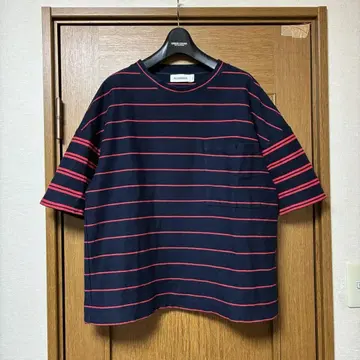 JIL SANDER 18SS 보더 포켓 T셔츠 두꺼운 원단 질 샌더