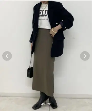LOUNGEDRESS 분또 zip 타이트 스커트 2
