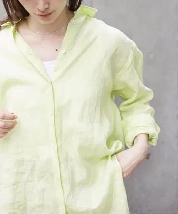 FRAMeWORK FRENCH LINEN 빅 셔츠