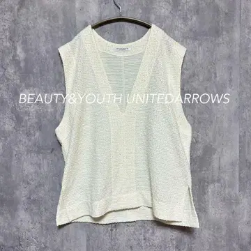 BEAUTY&YOUTH 폴리에스테르 블렌드 부클레 베스트 워셔블