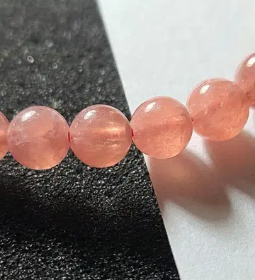 고품질 미국산 잉카 로즈 팔찌 6mm 알 17cm