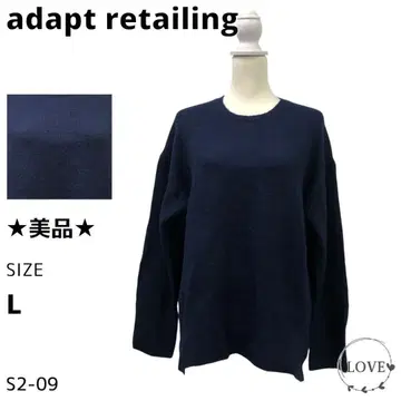 새상품급 adapt retailing 상의 니트 스웨터 긴팔 s2