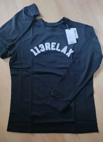 1piu1uguale3 relax 티셔츠 블랙 긴팔 새상품