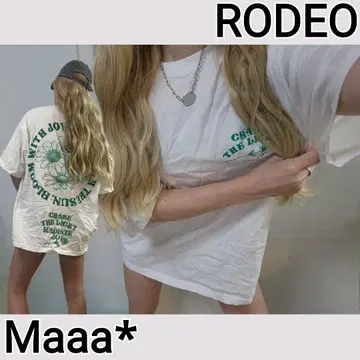 RODEO 완판템 꽃무늬 T셔츠