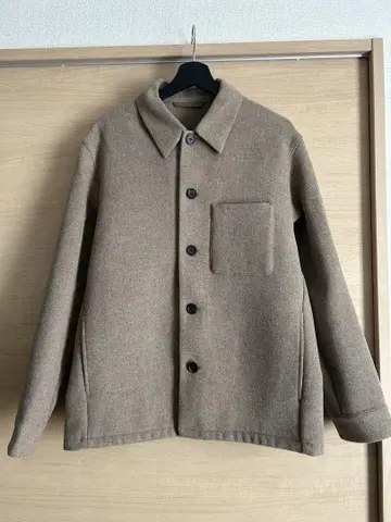 유니클로 더블 페이스 셔츠 자켓 M