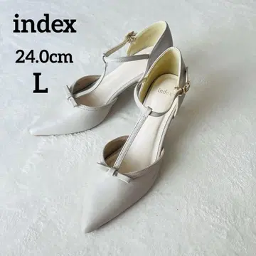 index 스틸레토 펌프스 리본 벨트 부착 [ L ] 24.0cm