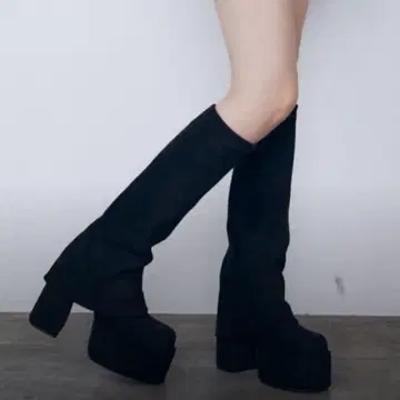 플레어 커버 핏 부츠