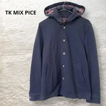 티케이 믹스파이스 다케오 키쿠치 라운드 칼라 자켓 후드 부착 M