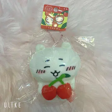 치이카와 마스코트 봉제 인형 키체인 야마가타 체리