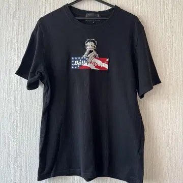 Betty Boop XL 블랙 T셔츠
