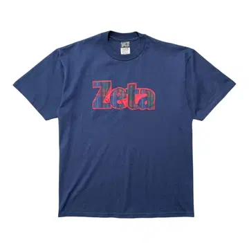 USA 구제 의류 ZATA 티셔츠 와펜 네이비 남성용 L 크루넥