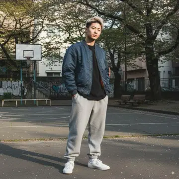 ALPHA 펜타곤 트레이딩 MA-1 네이비 S 리버서블