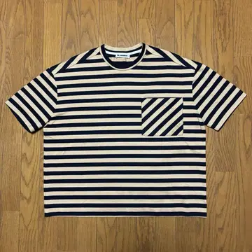 JIL SANDER 19SS 보더 포켓 T셔츠 두꺼운 원단 질 샌더