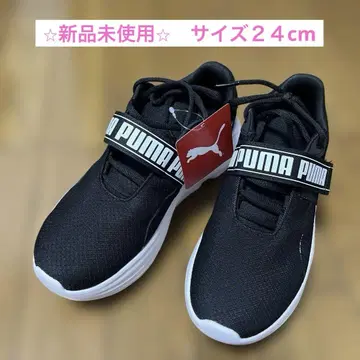 새상품 PUMA 푸마 통굽 스니커즈 여성용 24cm 택 포함