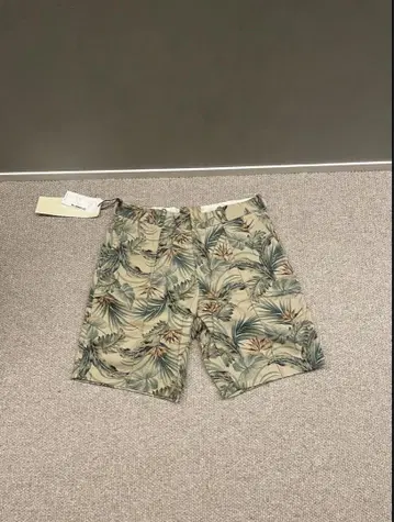Stevenson Overall Co 패턴 숏팬츠 베이지 사이즈 34
