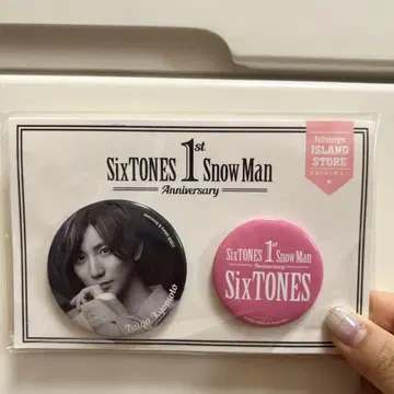 SixTONES 1주년 캔뱃지 쿄모토 타이가