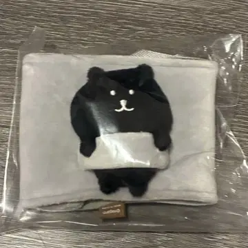 나가노 캐릭터즈 봉제 인형 드링크 홀더 다크 곰