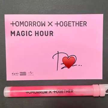 TXT 범규 릴리즈 이벤트 친필 사인 magichour 쇼케이스