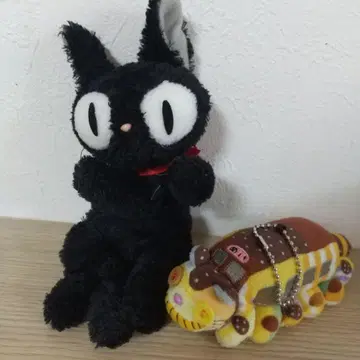 패치워크 고양이 버스 지지 봉제 인형 세트