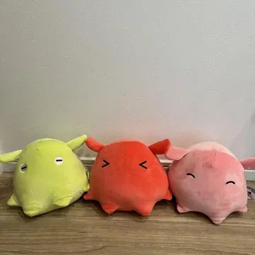 핫케이지마 씨 파라다이스 멘다코 봉제 인형 3세트