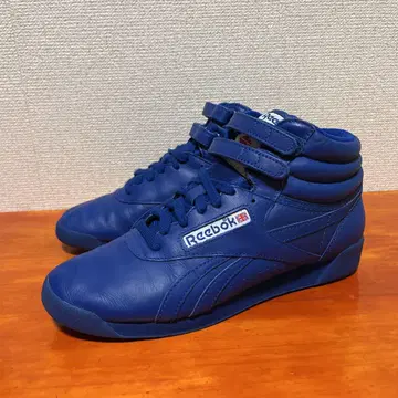 새상품급 리복 프리스타일 파랑 블루 24cm 하이컷