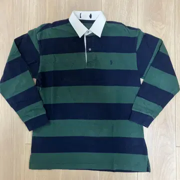 90s 랄프 로렌 라거 셔츠 그린 x 네이비