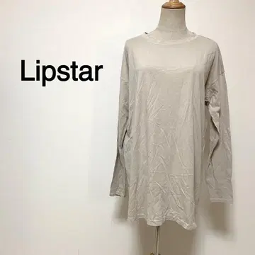 Lipstar 베이지 컬러 긴팔 튜닉