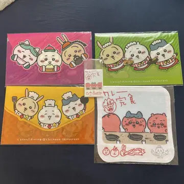 치이카와 치이카와 레스토랑 봉투형 케이스 마그넷 핸드 타월