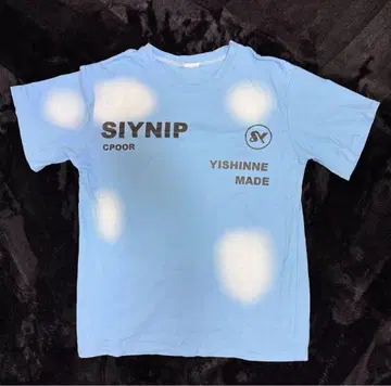 스카이블루 T셔츠 SIYNIP YISHINNE MADE