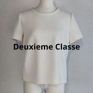 새상품급 Deuxieme Classe MUSE 뮤즈 풀오버 화이트 반팔