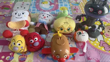 호빵맨 봉제 인형 완구 세트
