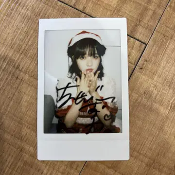FRUITS ZIPPER 진제이 친필 사인 폴라로이드