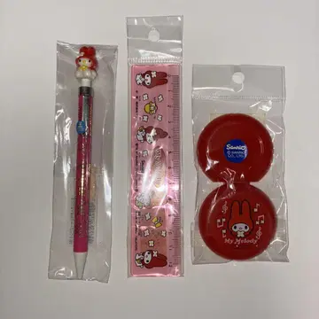 [익명 배송: 3개 세트] 마이멜로디 1997년 제작 샤프, 거울, 자
