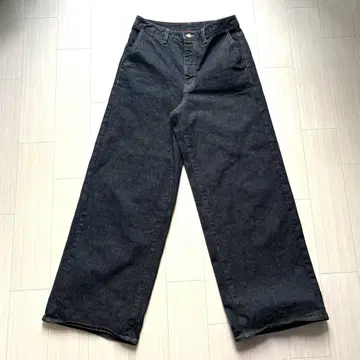 팔라스 팰리스 13.5oz 스트레치 데님 와이드 팬츠 인디고 사이즈 3