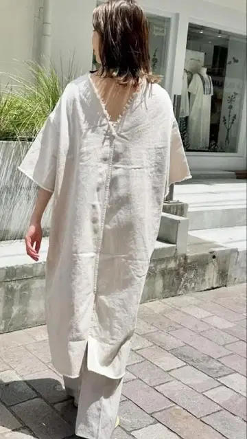[새상품] 스픽 앤 스팬 가먼트 다이 I라인 원피스