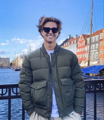 tommy 퀼팅 다운 새상품급