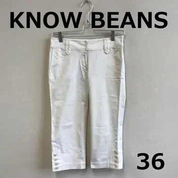 C0822A11 [ KNOW BEANS ] 크롭 팬츠